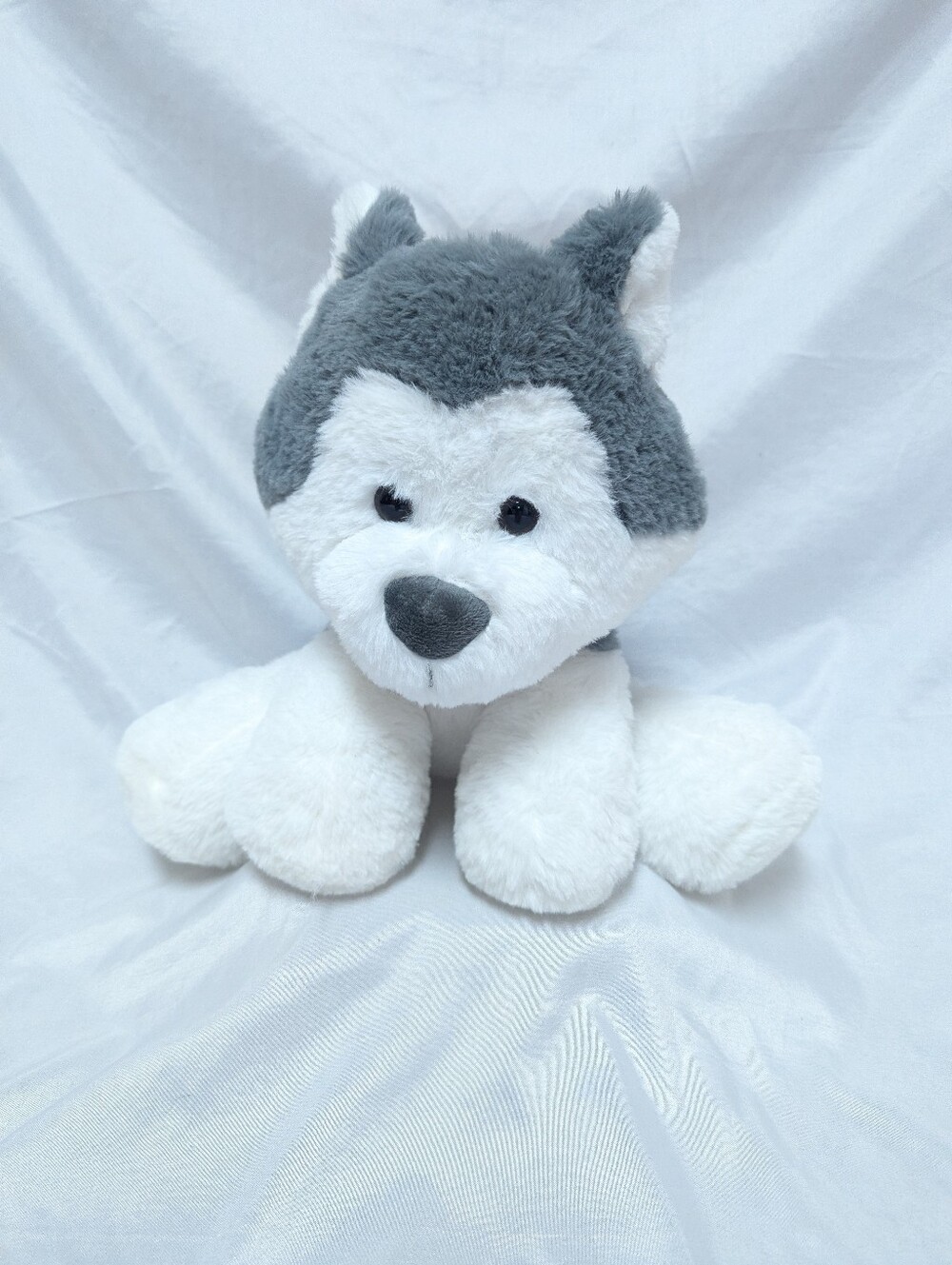 Spark Create Imagine Sitting Husky Puppy Dog Plush 9" 2020 REPAIRED SEE
